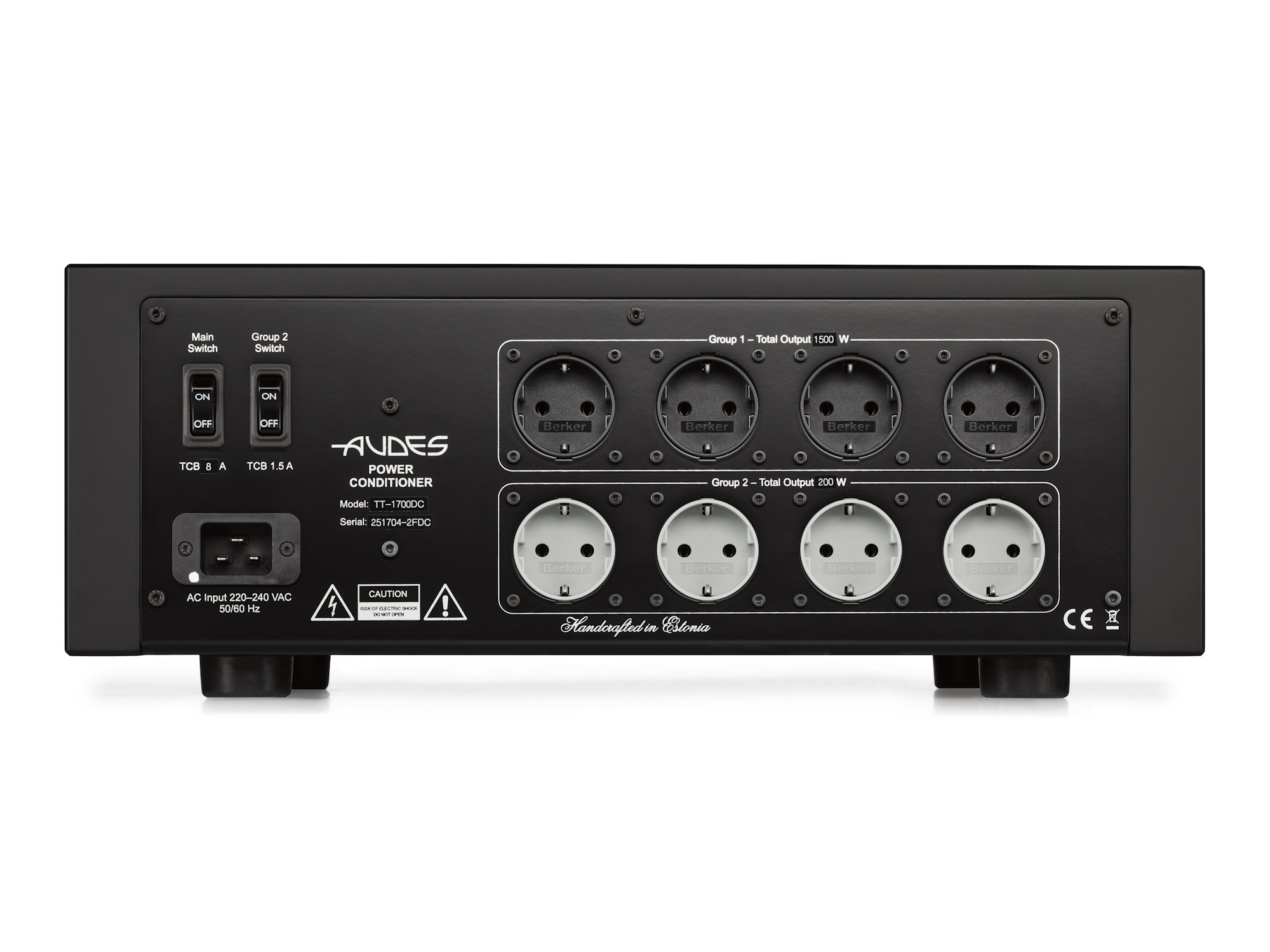 Audes Power Conditioner TT 1700 back