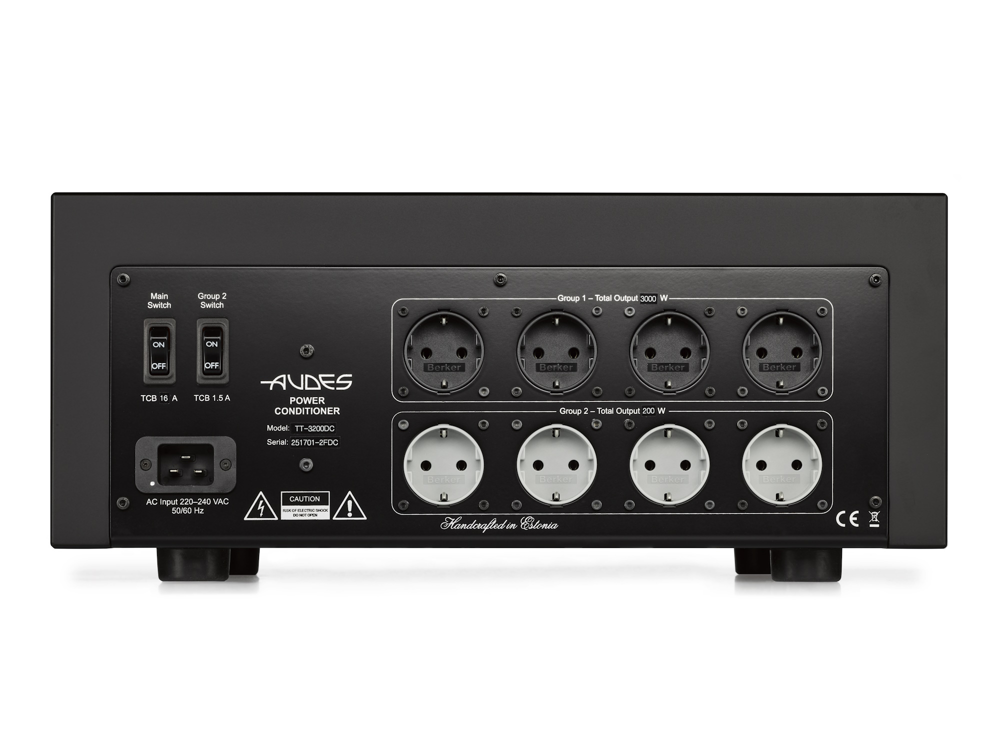 Audes Power Conditioner TT 3200 back